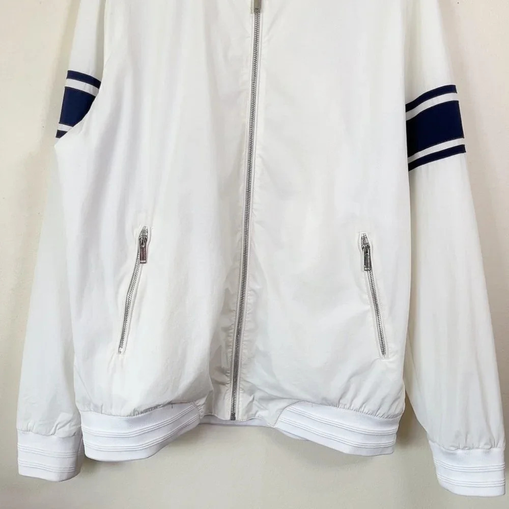 Karl Lagerfeld Men's Bomber Windbreaker Jacket - Picture 3 of 16